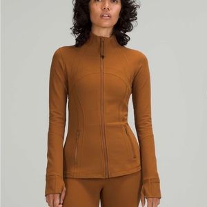 Lululemon Define Jacket Size 10 Copper Brown Lycra Luon